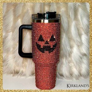 🎃 NWT Bling Jack-O-Lantern Otto Insulated Tumbler 40oz by Kirkland's